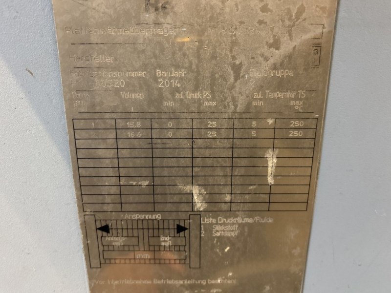 Api Schmidt Sigmawig ST 30 TDL (25 bar 250 °C 15,8—16,6 L) - Plate heat exchanger