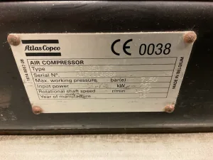 Atlas Copco ZR250FF Air compressor - Blower