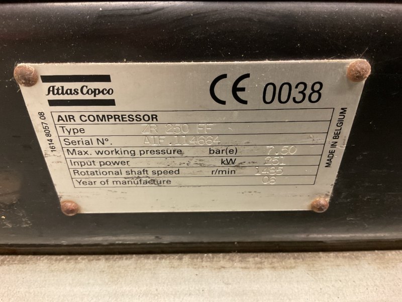 Atlas Copco ZR250FF Air compressor - Blower