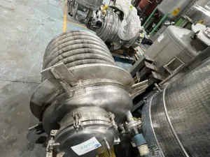 STAINLESS STEEL REACTOR 900 LITERS WITH HALF ROD