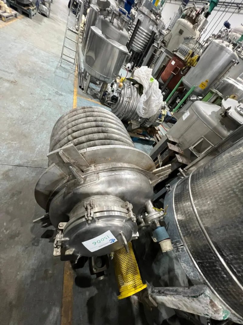 STAINLESS STEEL REACTOR 900 LITERS WITH HALF ROD