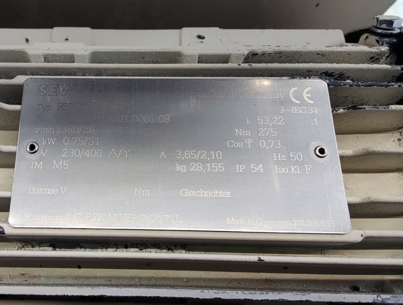 Motan D6320/21.6CC - Rotating valve