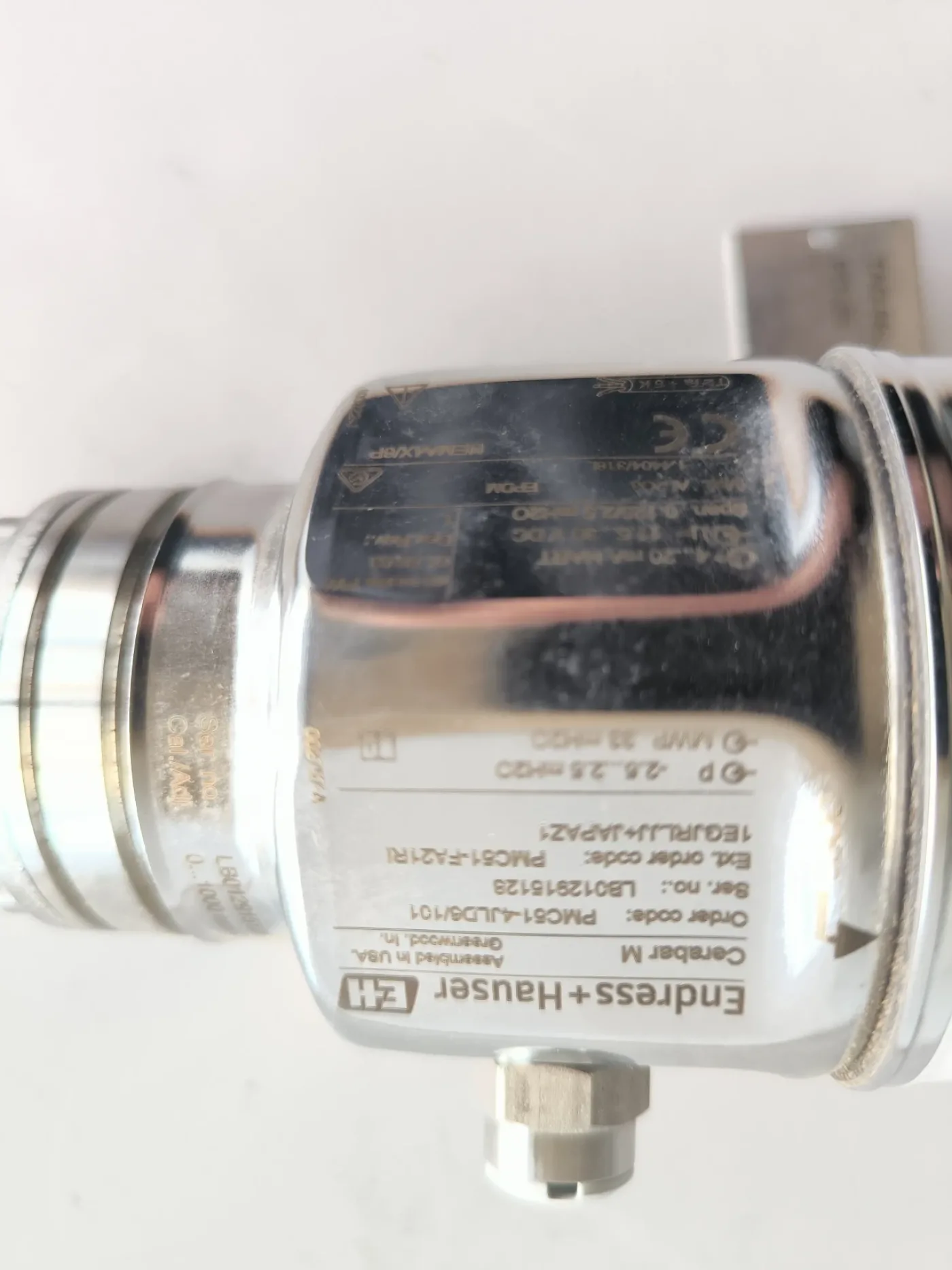 PRESSURE TRANSMITTER ENDRESS+HAUSER CERABAR M PMC51 ATEX - 4