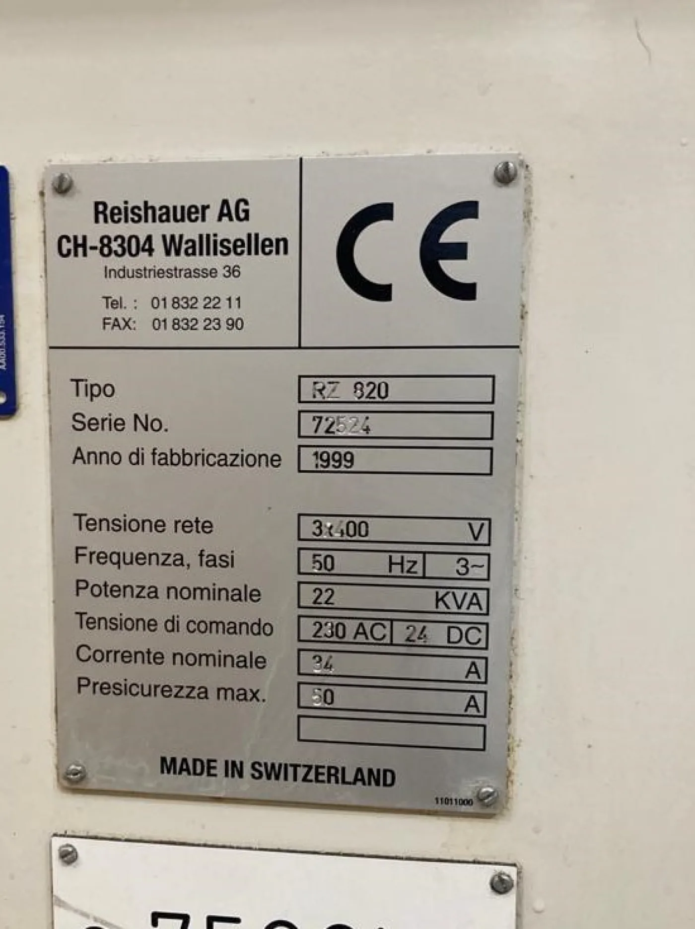 Gear grinding machine – Reishauer RZ820 + AM10 - 3