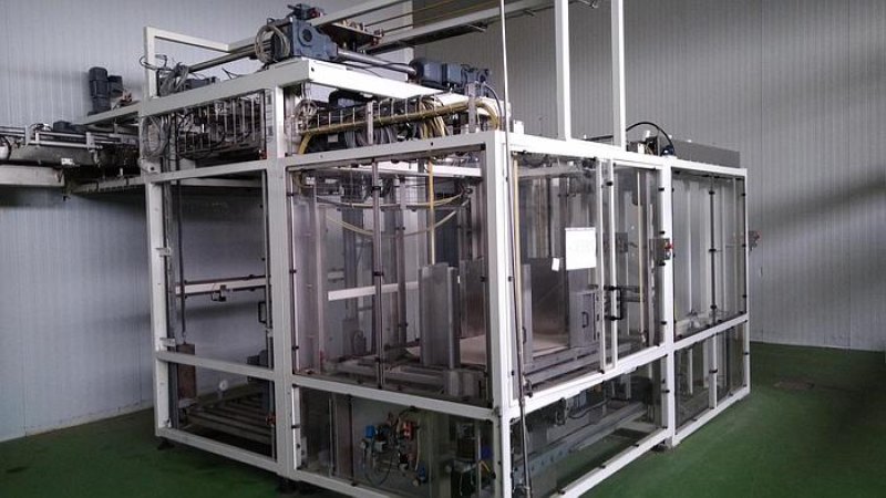 Equipamento fazer caixas e paletizar TECMA EVCOMPDIV 2400