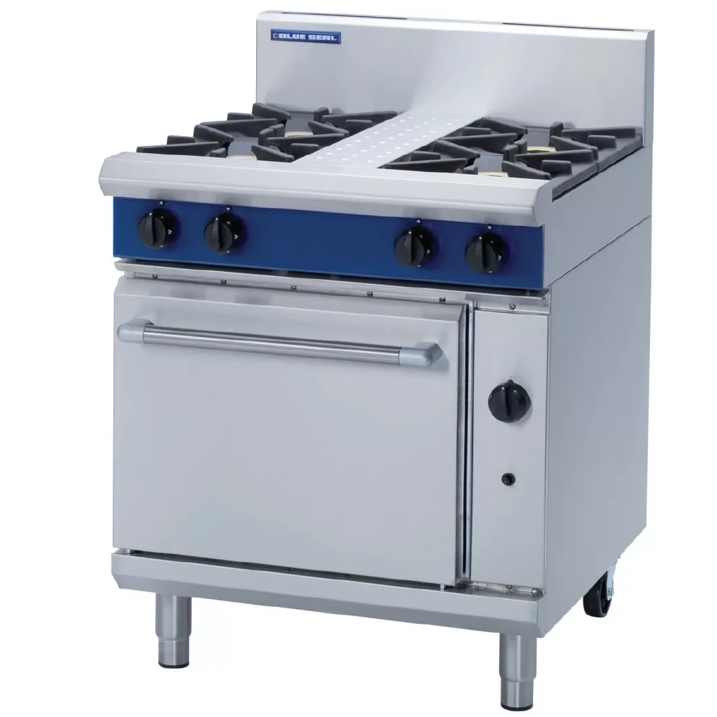 Blue Seal Evolution 4 Burner Static Oven Natural Gas 750mm G505D/N - islandcatering - 1