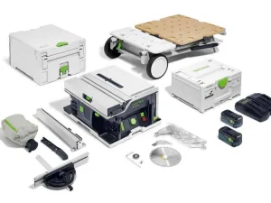 Sega circolare da banco a batteria FESTOOL mod. CSC SYS 50 EBI-Set