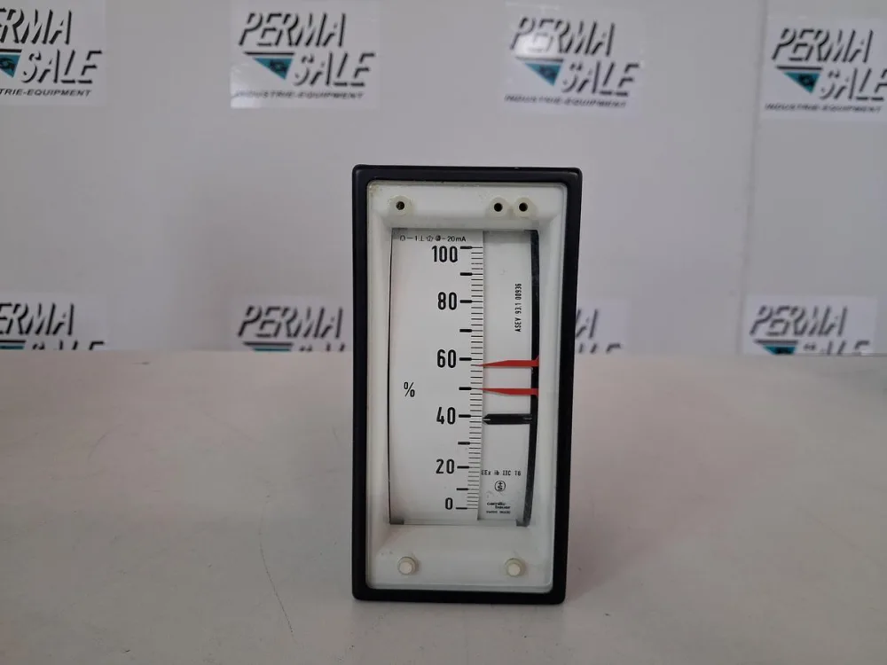 Camille Bauer Messspulinstrument 0–20 mA Min/Max Kontex Schalttafeleinbau