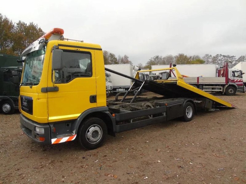 MAN TGL 8.180 + winch + MANUAL + EURO 5 + system working + platform 6 meter