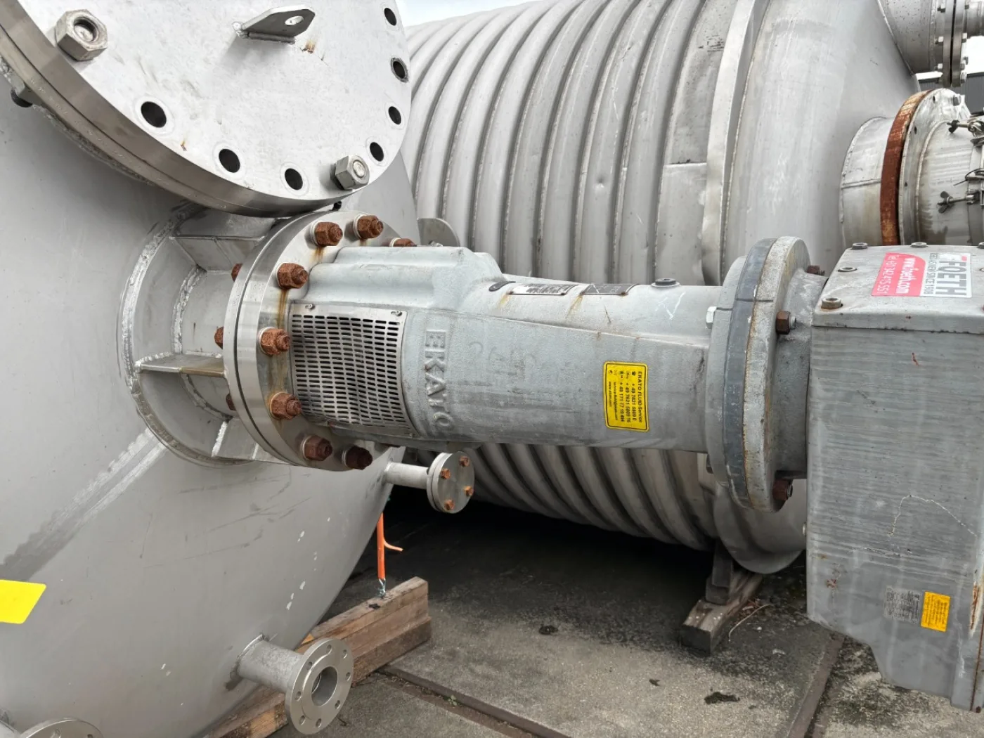 FIB 9500 l (2-stage stirrer) - Stainless Steel Reactor - 8