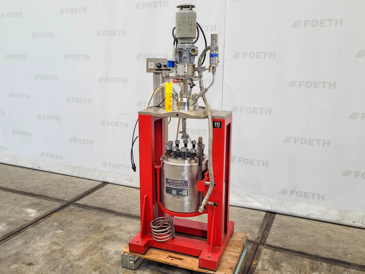 Medimex HLR-5, 5 Ltr. - Stainless Steel Reactor - 7
