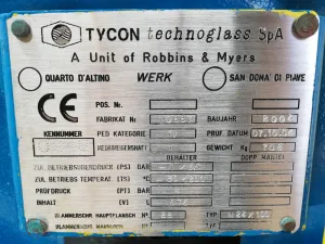 Tycon Italy 500 Ltr. (M24x100) - Pressure vessel