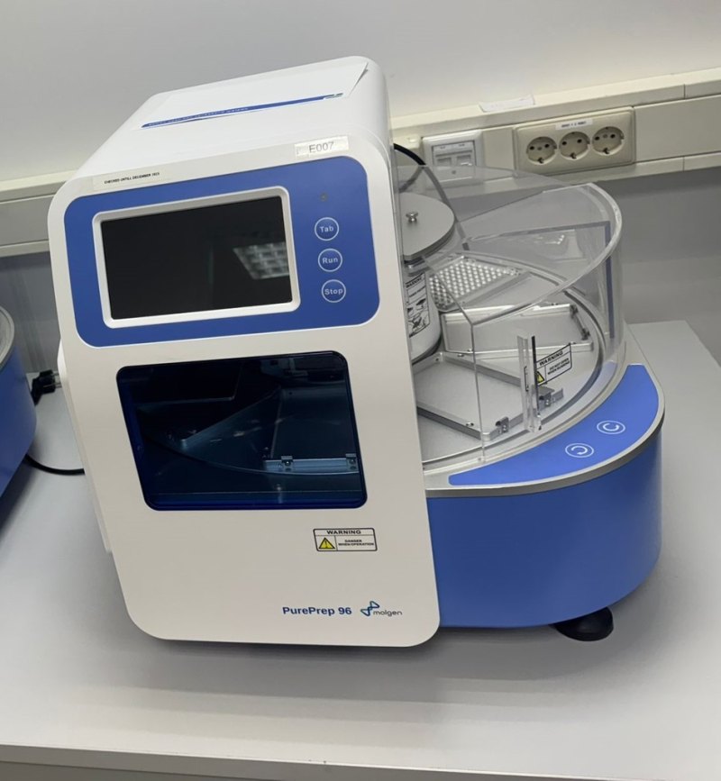 Molgen Pureprep 96 DNA Liquid handling