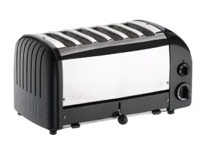 Dualit 6 Slice Vario Toaster Black 60145 - islandcatering