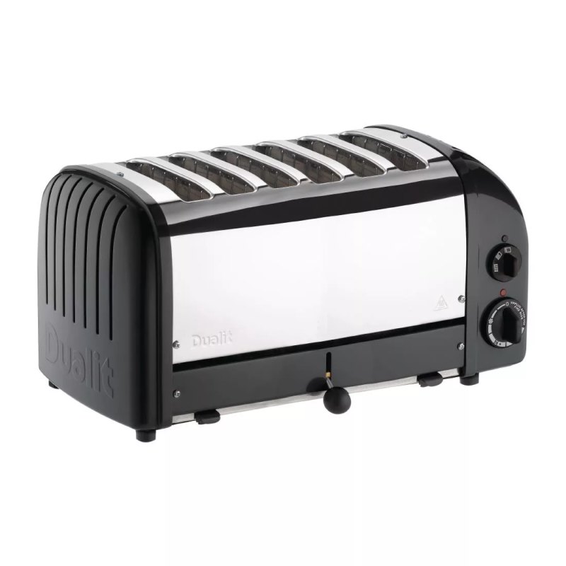 Dualit 6 Slice Vario Toaster Black 60145 - islandcatering
