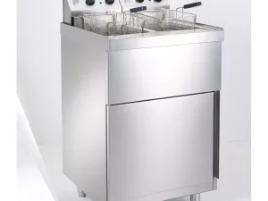 Parry Twin Tank Twin Basket Free Standing Electric Fryer NPDPF9 - islandcatering