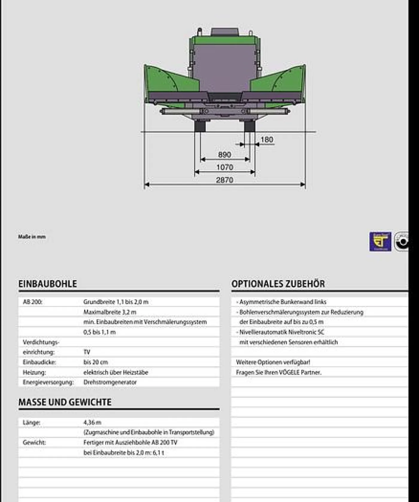Vögele Super 800 Asphaltfertiger - 5