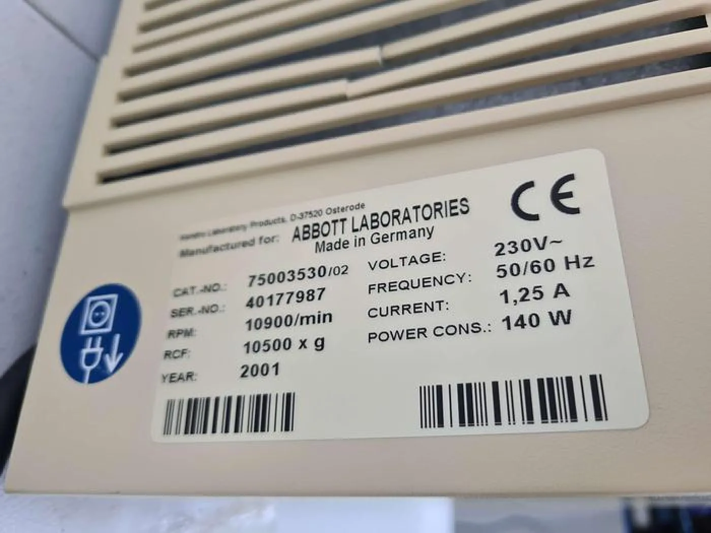 Abbott 75003530 Centrifuge - 6