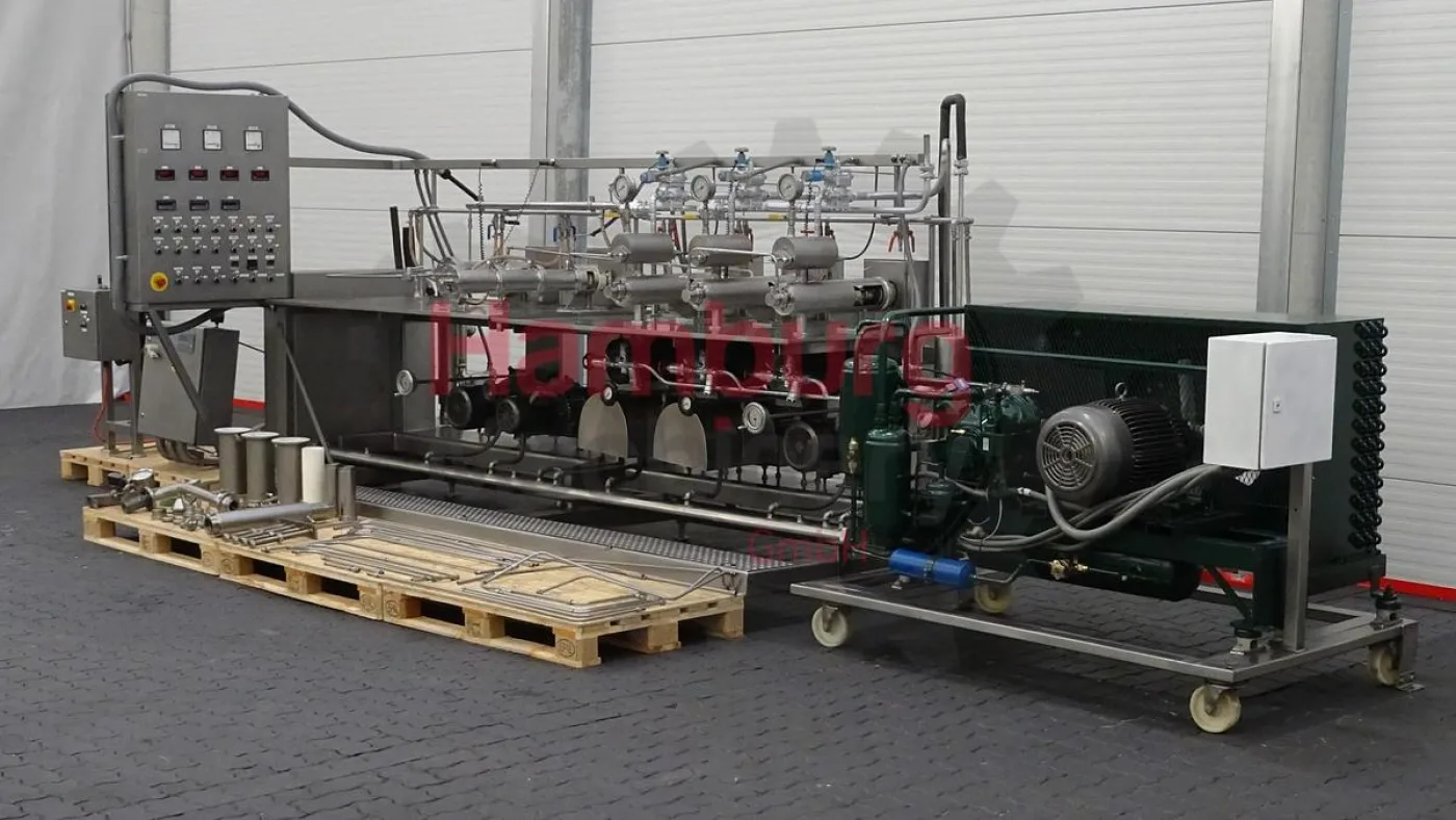 Margarine Pilot Plant - Gerstenberg & Agger HP Pump + Perfector 3x57 + Pin rotor + Inverter and Cooling Unit R22 - 3