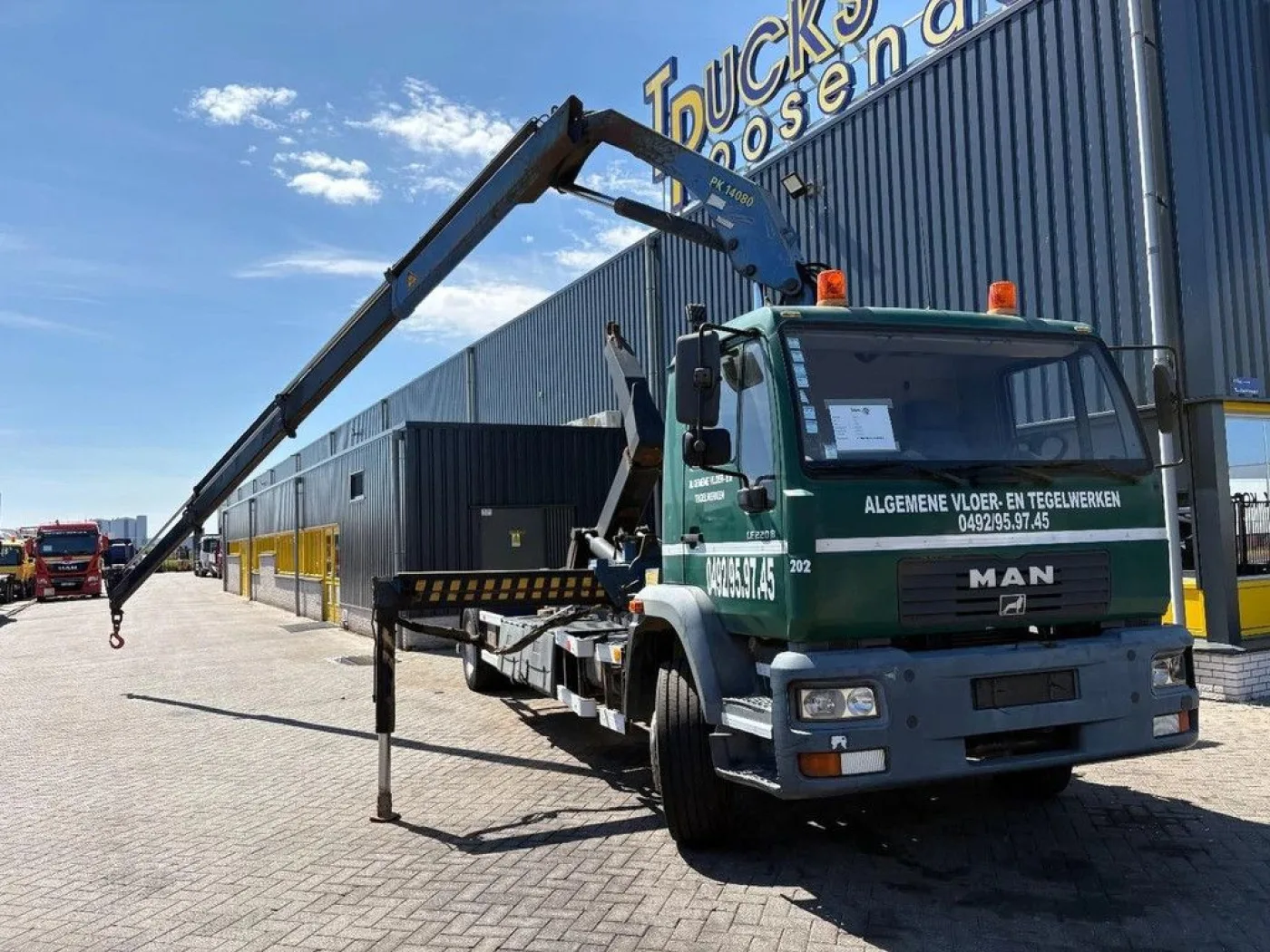 MAN Le 220 B + Palfinger PK 14080 - 3X Ext + Hook Arm System - 5