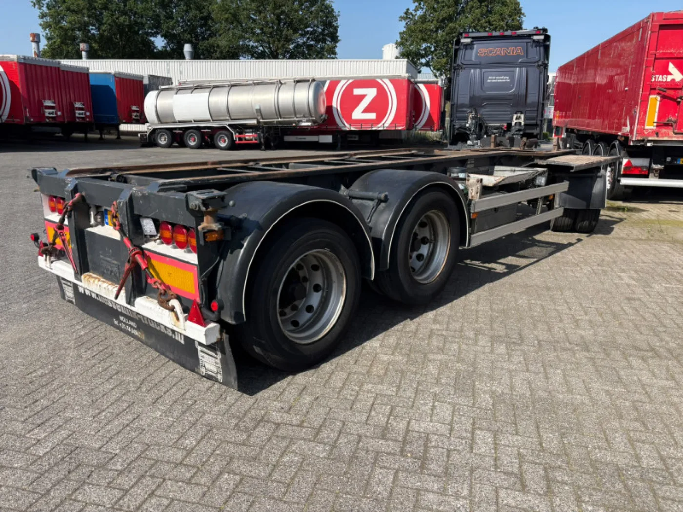 Floor NCH/Haak Container Trailer NEW APK/TÜV 6-2027! - 2