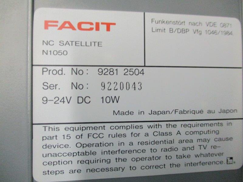 N 1050 FACIT