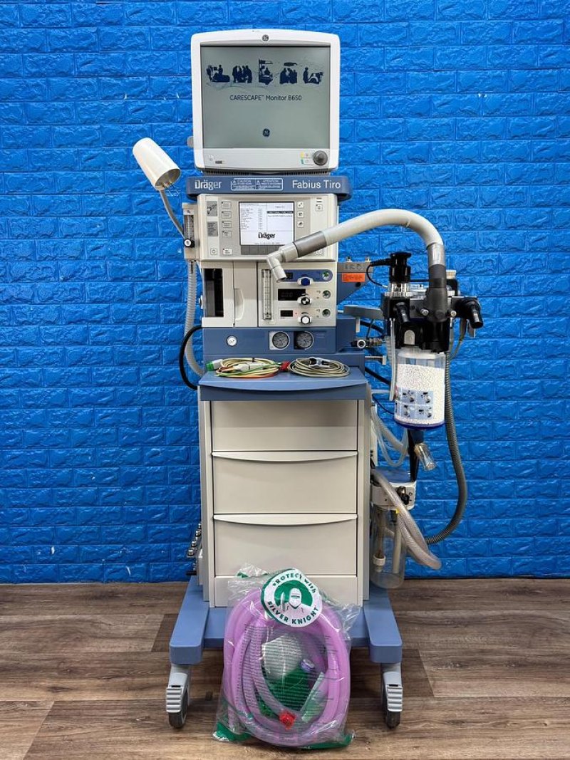 Dräger Fabius Tiro YOM: 2011 Include GE B650 Patient Monitor YOM: 2013 With SPO2 & ECG Cables