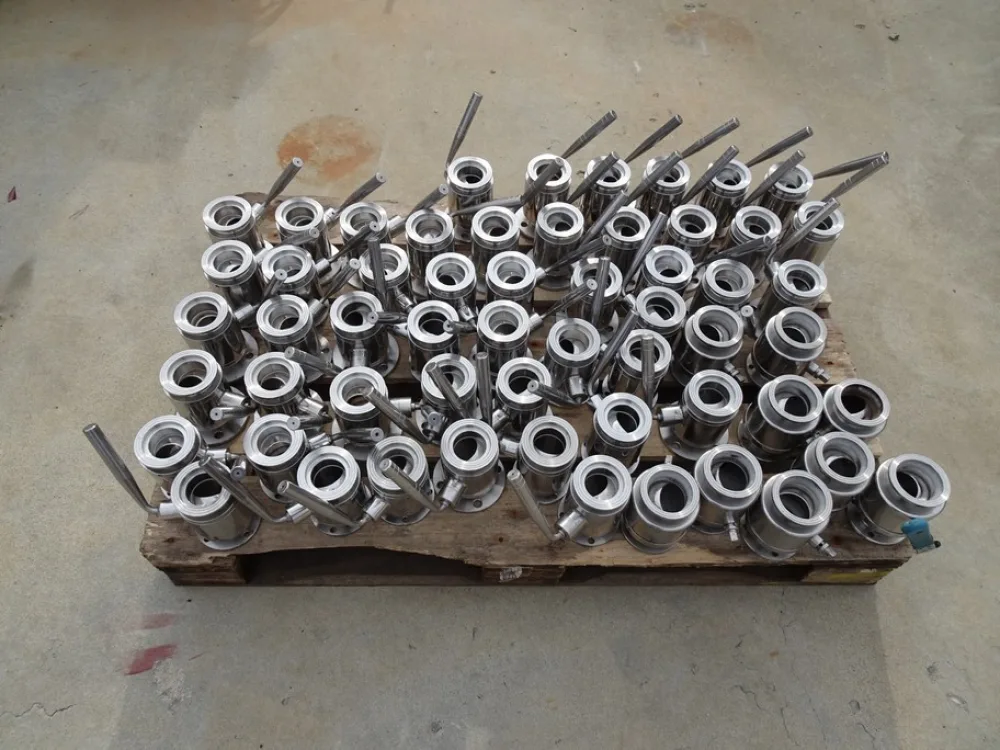 STOCK FLANGED BALL VALVES, SECOND-HAND EQUIPMENT