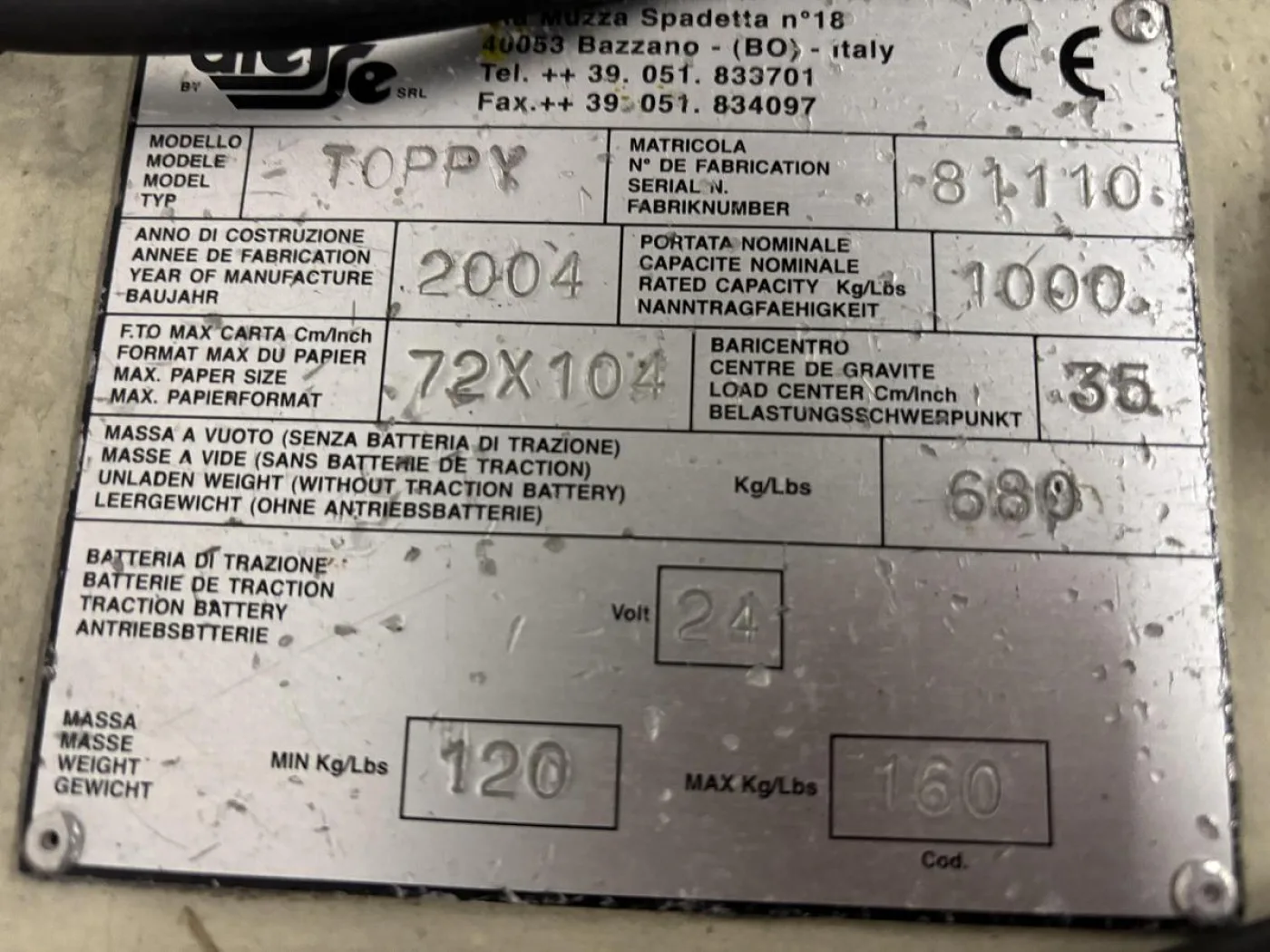 Voltapila TOPPY 70x100 - 3