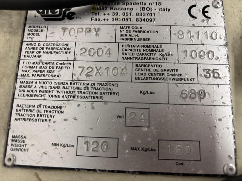 Voltapila TOPPY 70x100