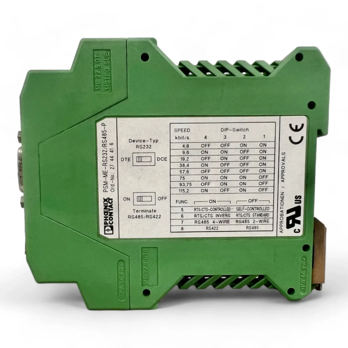 Phoenix Contact PSM-ME-RS232/RS485 Interface Converter - 2