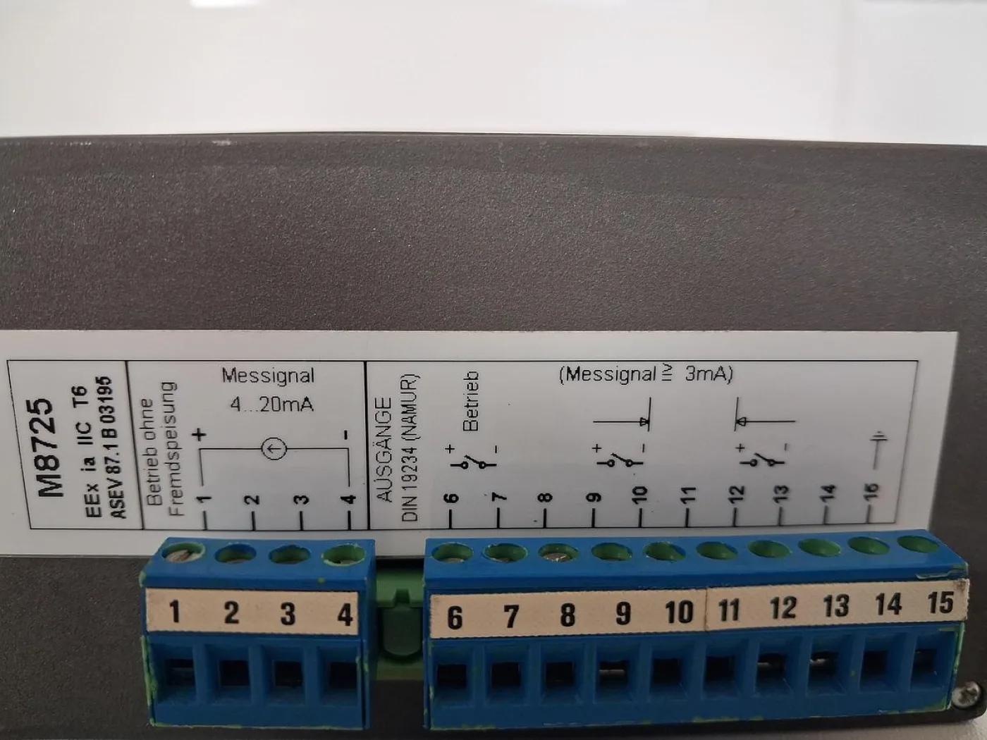 MOSTEC M8725-GV Digital Process Indicator 4–20 mA Temperature Display - 5
