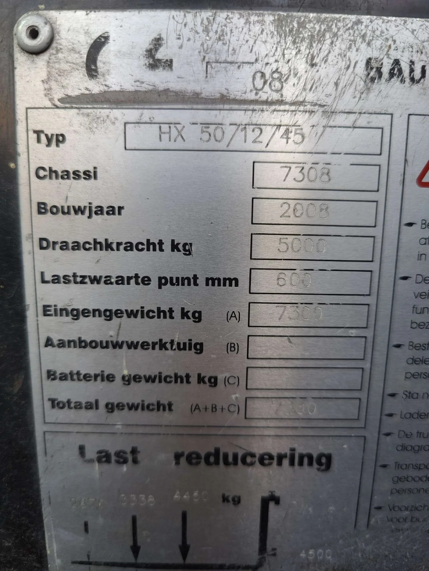 Other BAUMANN HX50/12/45 5000kg - 6