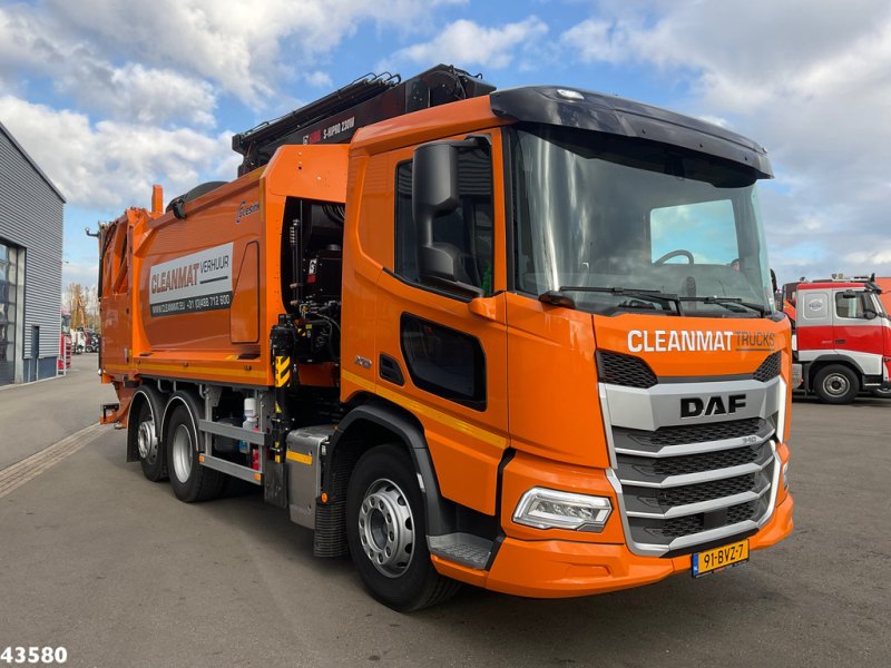 DAF FAN XD 340 Hiab 23 Tonmeter laadkraan + Welvaarts Weighing system