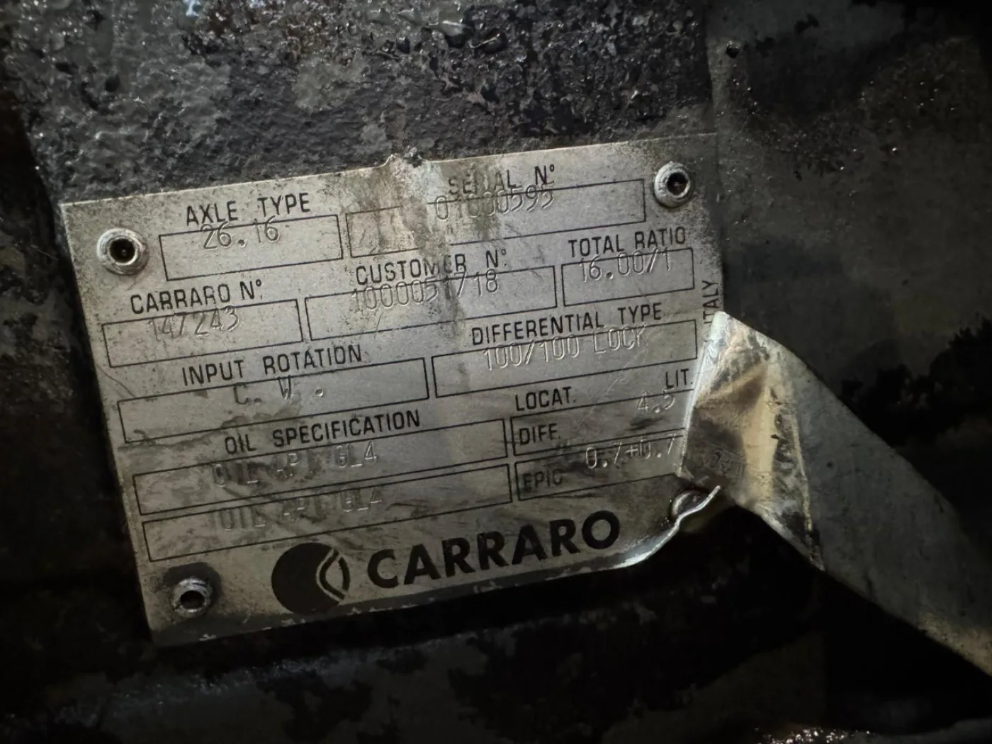 Carraro 26.16 - 6