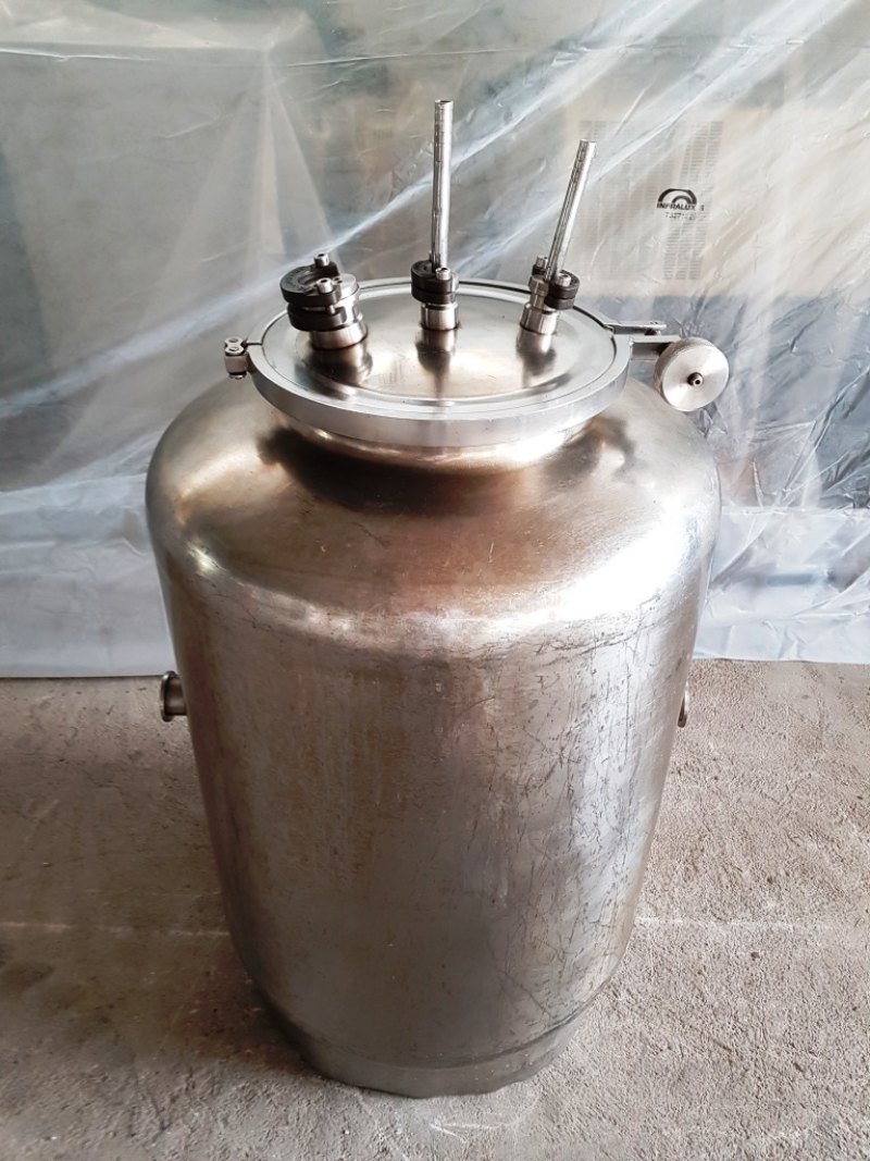 SERBATOIO IN ACCIAIO INOX – FEDEGARI – CAPACITA’ 100 LT