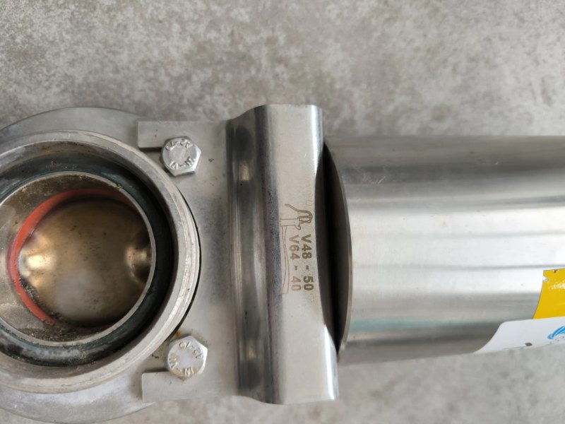 STAINLESS STEEL BUTTERFLY VALVE WITH PNEUMATIC ACTUATOR INOXPA V9460-0004002