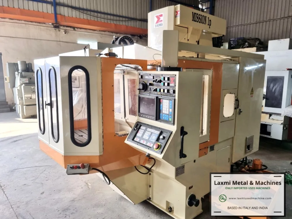 DOUBLE PALLET VMC, SIGMA (Italy) - MISSION 1P - Laxmi Metal & Machines, Rohtak
