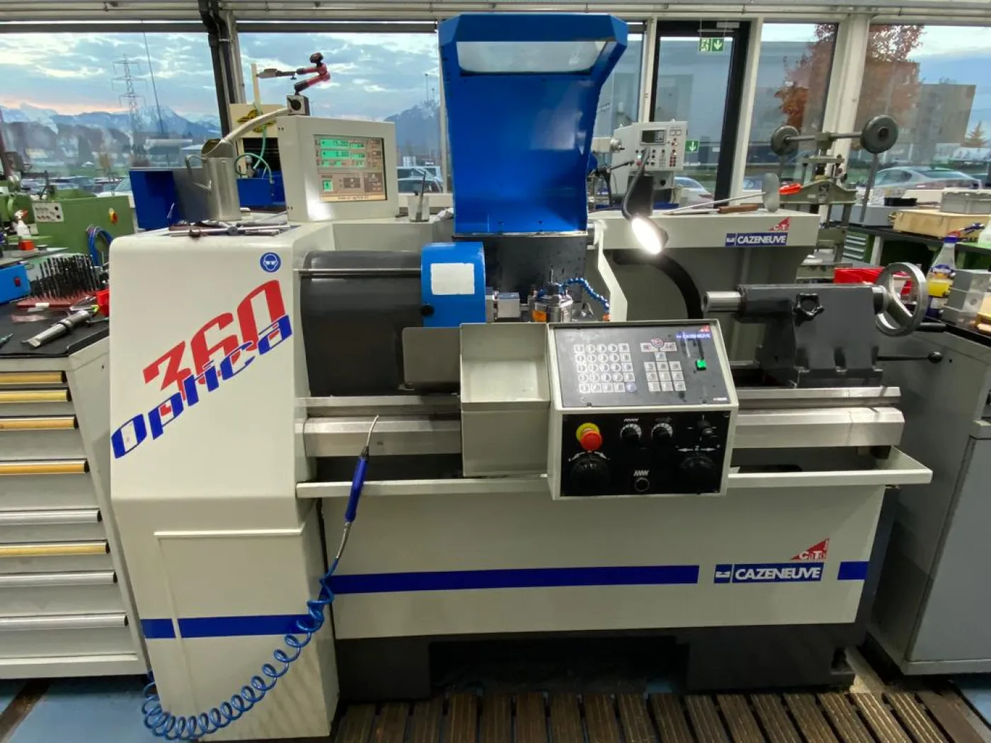 Teach in lathe – Cazeneuve Optica 360 - 4