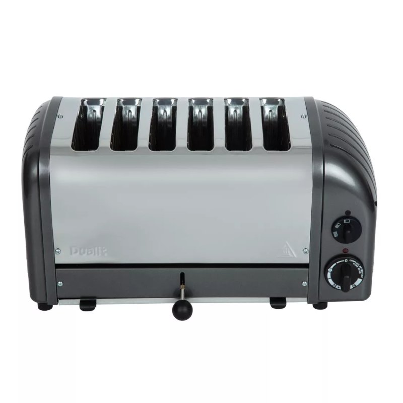 Dualit 6 Slice Vario Toaster Charcoal 60156 - islandcatering