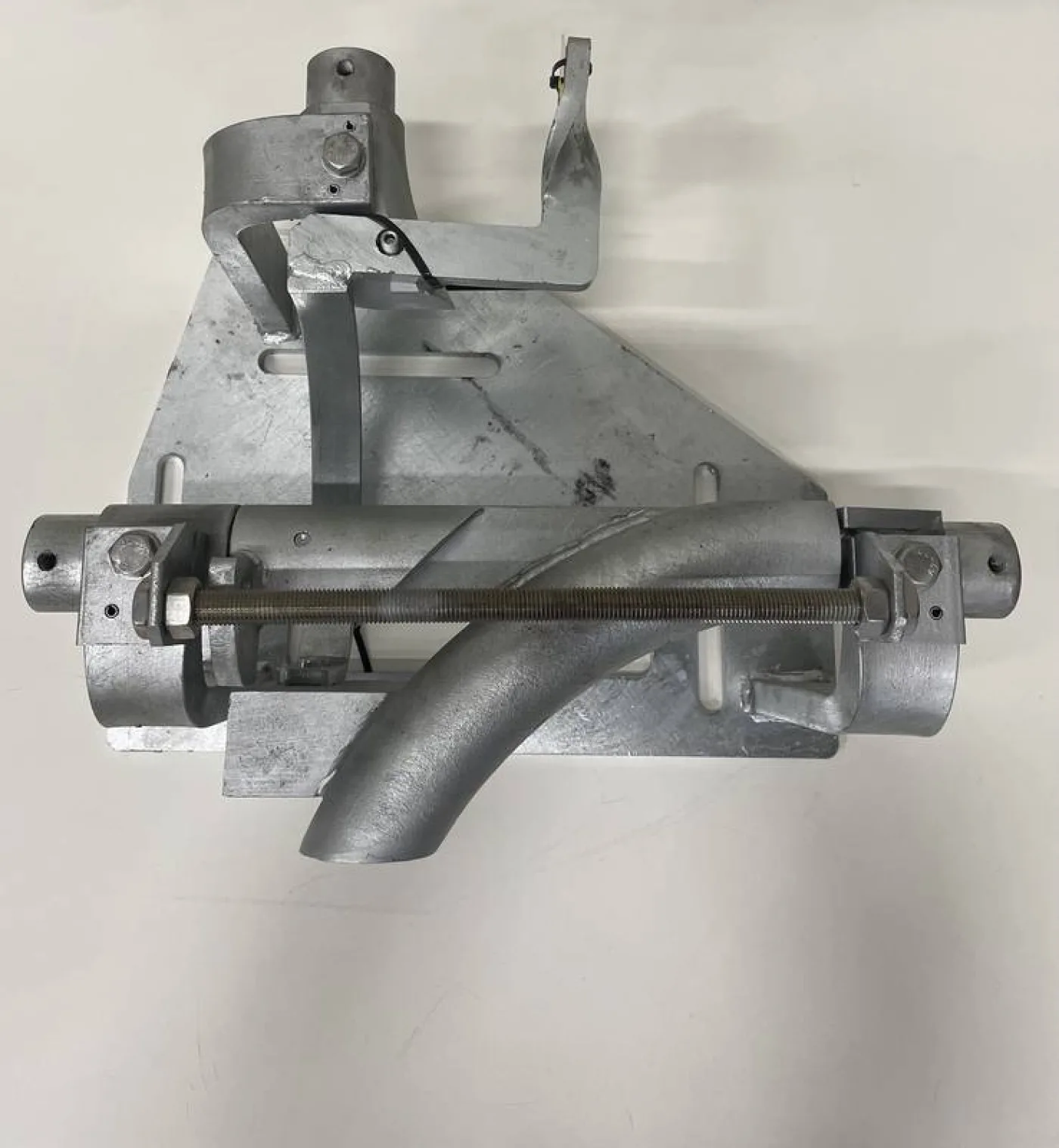Switch left inside 90°. Tube height 15 cm. On plate - 3
