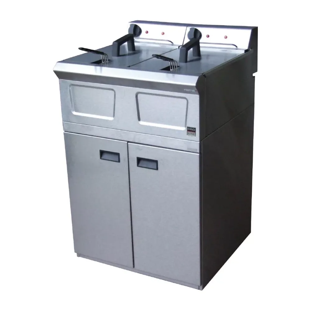Falcon Twin Tank Twin Basket Free Standing Electric Fryer LD48 - islandcatering