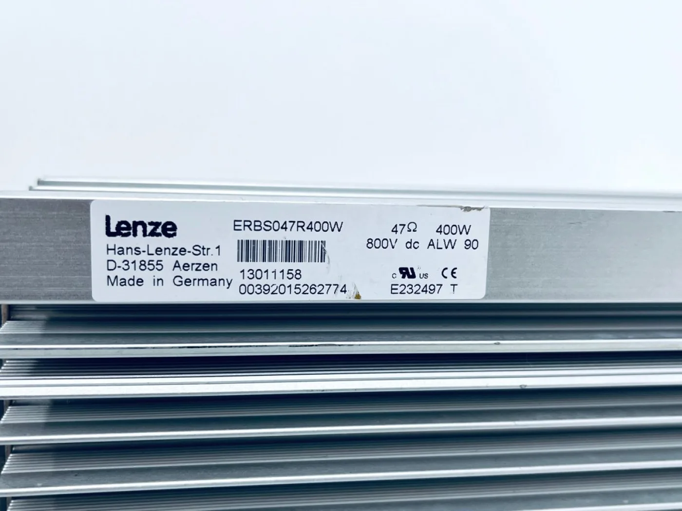 Lenze ERBS047R400W Bremswiderstand 00392015262774 - 2