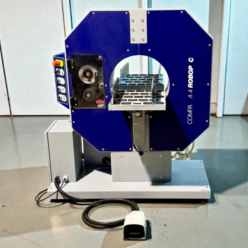 ROBOPAC COMPACTA 4 Horizontalwickler – Verpackungsmaschine für Langgut & Profile (gebraucht)
