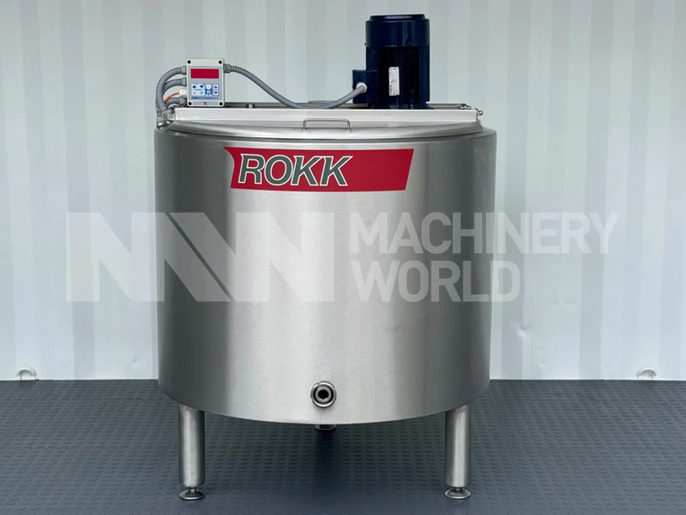 300 Ltr ROKK Jacketed Pasteurisation Tank with High Speed Mixer - 1