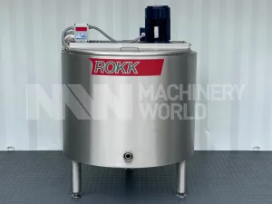 300 Ltr ROKK Jacketed Pasteurisation Tank with High Speed Mixer
