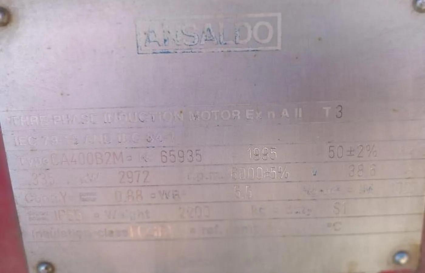 Motor Ansaldo 335 Kw - 2