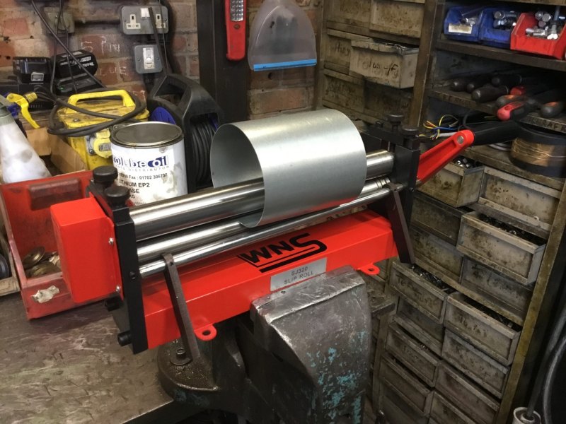 WNS Bench Bending Rolls 320mm x 32mm x 1.0mm Capacity - WNS - W. Neal Services Ltd