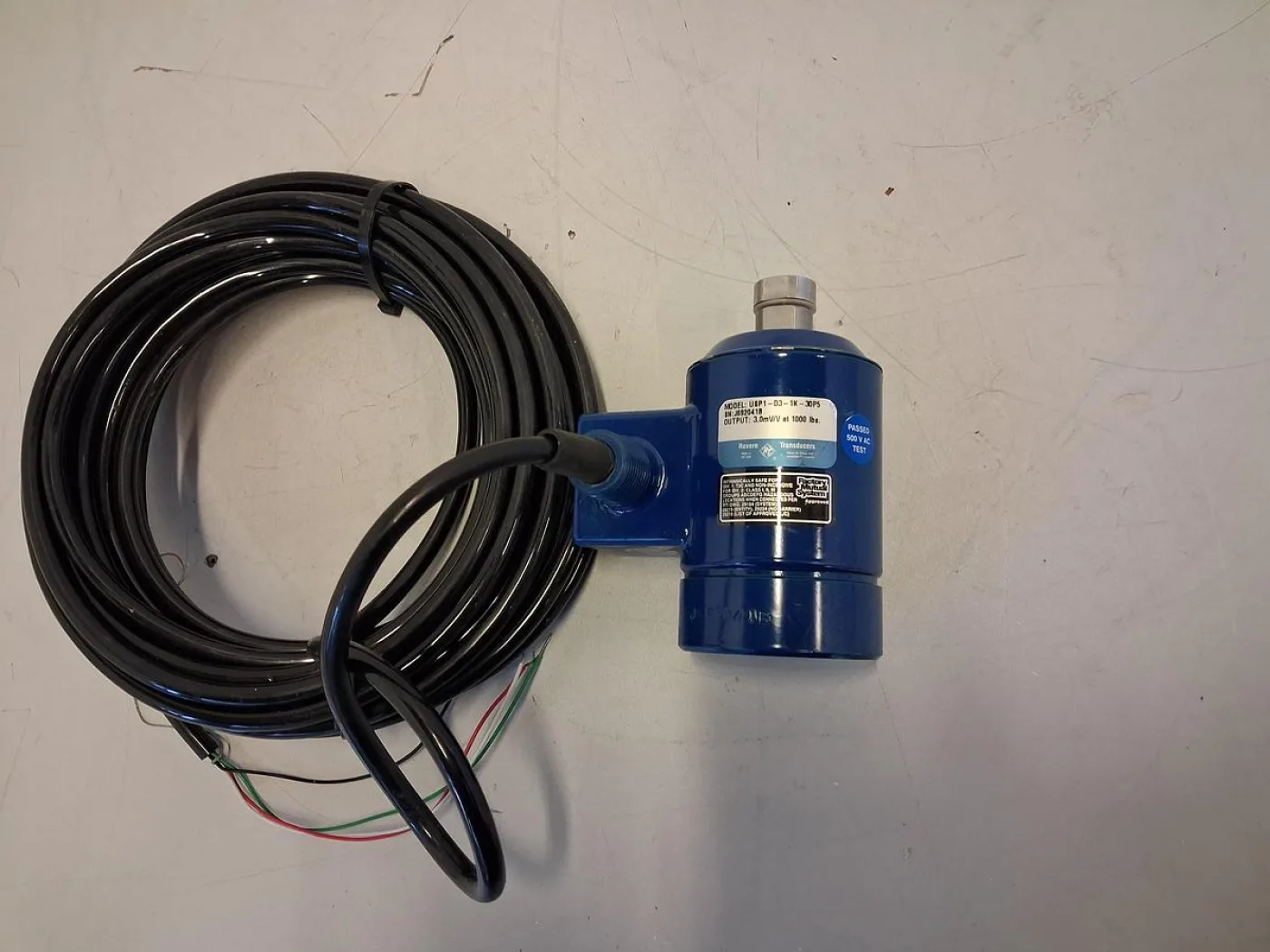 Revere DSP1-D3-1K-30P5 Kraftsensor / Load Cell Transducer - 5