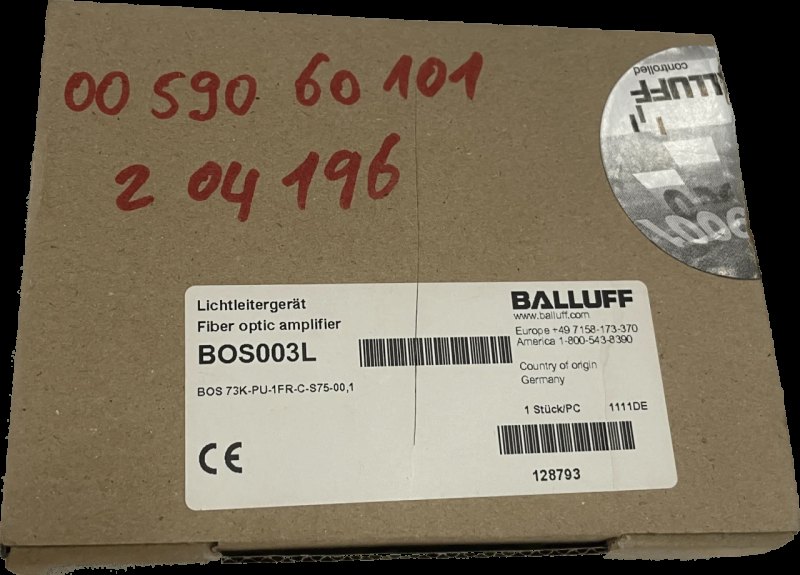 BALLUFF Faserbasisgeräte für Kunststoff- und Glasfasern BOS 73K-PU-1FR-C-S75-00,1